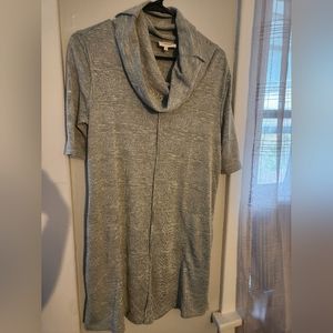 Cowl Neck Sage Dress